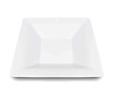 Elite Global, Square Bowl, Pebble Creek, White, Melamine, 32 oz