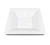 Elite Global, Square Bowl, Pebble Creek, White, Melamine, 32 oz