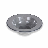 Elite Global, Bowl, 10 oz, 6" dia., Gray, Vintage California, Montage