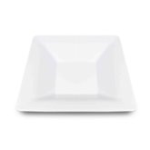 Elite Global, Square Bowl, Pebble Creek, White, Melamine, 20 oz