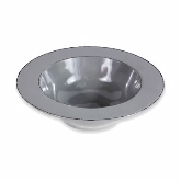 Elite Global, Bowl, 18 oz, 8" dia., Gray, Trestles, Melamine