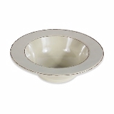 Elite Global, Bowl, 18 oz, 8" dia., Vanilla, Trestles, Melamine