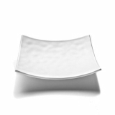 Elite Global, Coupe Plate, Zen, White, Melamine, Square, 9 3/4" x 2 1/4"