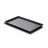 Elite Global, Tray, Zen, Rectangular, Black, Melamine, 15 3/4" x 10 1/4"