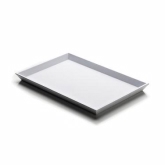 Elite Global, Tray, Zen, Rectangular, White, Melamine, 15 3/4" x 10 1/4"