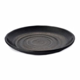 Elite Global, Coupe Plate, Zen, Black, Melamine, 11" x 1 1/8"