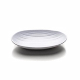 Elite Global, Coupe Plate, Zen, White, Melamine, Oval, 8" x 5 1/8" x 1 1/4"