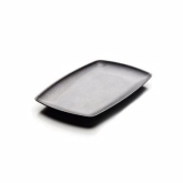 Elite Global, Platter, Zen, Black, Melamine, 12 1/4" x 8 1/2" x 1 1/8"