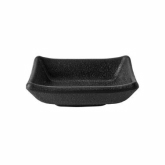 Elite Global, Kozara Bowl, Zen, Black, Melamine, Rectangular, 2 oz