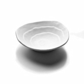 Elite Global, Coupe Plate, Zen, White, Melamine, Triangular, 5 1/8" x 1 1/2"