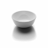 Elite Global, Bowl, Viva, White w/Black Trim, Melamine, 5 oz