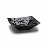 Elite Global, Bowl, Crinkled Paper, Black, Melamine, 1 1/2 qt