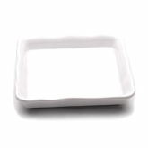 Elite Global, Tray, The Edge, Square, Organic Edge, Display White, Melamine, 10" x 10"