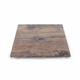 Elite Global, Riser, Fo Bwa, Driftwood, Square, Melamine, 10" x 5 /8" H