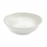 Elite Global, Bowl, Sunburst, White, Melamine, Textured, 2 1/2 qt