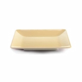 Elite Global, Plate, Symmetry, Banana Crepe, Melamine, 11 1/2" x 1 5/8"