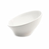 Elite Global, Angled Bowl, Luna, White, 2 qt