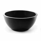 Elite Global, Bowl, Belize, Black, Melamine, 6 3/4 qt