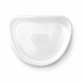 Elite Global, Platter, Pura Vita, White, Ribbed, 15 3/4" x 12 1/2" x 1 1/8"