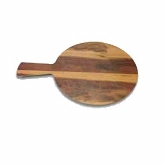 Elite Global, Serving Board, Fo Bwa, Melamine w/Faux Hickory, 12" dia.