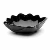 Elite Global, Clam Shell Bowl, Classic Irregular Bowls, Black, Melamine, 2 1/4 qt