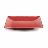 Elite Global, Plate, Symmetry, Cranberry, Melamine, 13 1/2" x 1 3/4"