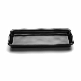 Elite Global, Tray, The Edge, Rectangular, Organic Edge, Black, Melamine, 17 3/4" x 13"