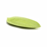 Elite Global, Leaf Platter, The Naturals, Design Green, Melamine, 14" x 6 1/2" x 1"