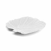 Elite Global, Palm Leaf Platter, The Naturals, White, Melamine, 14" x 13 1/2" x 1 3/4"