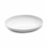 Elite Global, Coupe Platter, Classic Oval Platters, White, Melamine, 15" x 13" x 2 1/4"