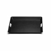 Elite Global, Rectangular Tray, At Your Service, Rectangular, Black, Melamine, 20" x 15 1/2" x 1 7/8"
