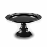 Elite Global, Plate Stand, Ona Pedestal, Wide Rim, Black, Melamine, 16" dia. X 8 1/2" H