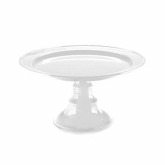 Elite Global, Plate Stand, Ona Pedestal, Wide Rim, Display White, Melamine, 16" dia. X 8 1/2" H