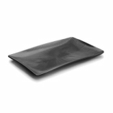 Elite Global, Tray, Sunburst, Rectangular, Textured, Black, Melamine, 17" x 11"