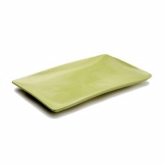 Elite Global, Tray, Sunburst, Rectangular, Textured, Weeping Willow Green, Melamine, 17" x 11"