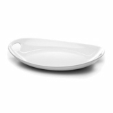 Elite Global, Platter, Bilbao, White, Melamine, Oval, 1 1/2 qt