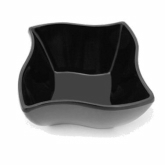 Elite Global, Square Bowl, Wave, Black, 24 oz