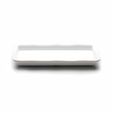 Elite Global, Tray, The Edge, Rectangular, Shallow, Display White, Melamine, 14" x 6 1/2"