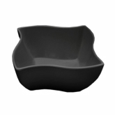 Elite Global, Square Bowl, Wave, Black, 96 oz