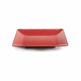 Elite Global, Plate, Symmetry, Cranberry, Melamine, 9" x 1 1/4"