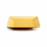 Elite Global, Plate, Symmetry, Yellow, Melamine, 9" x 1 1/4"