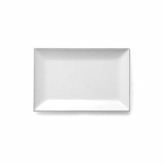 Elite Global, Platter, Viva, White w/Black Trim, Melamine, 6 5/8" x 4 3/8" x 3/4"