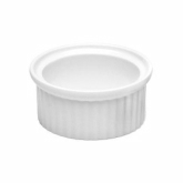 Elite Global, Ramekin, White, Melamine, Ribbed, 1 oz