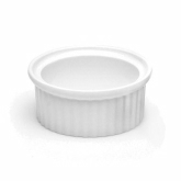 Elite Global, Ramekin, White, Melamine, Ribbed, 4 oz