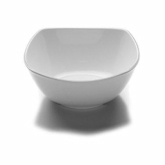 Elite Global, Bowl, Viva, White w/Black Trim, Melamine, Curved, 20 oz