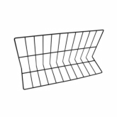 Elite Global, Divider, Black, Wire, Vinyl Coated, 26" x 8" x 12"