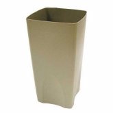 Rubbermaid Rigid Liner, 19 gallon, 14 1/5 Sq x 28" H, Trimmed to Fit 9p90, 9p91, 3966, 3967, Beige