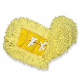 Rubbermaid Trapper Dust Mop, 36" L x 5" W, Loop End, Half Tie Backing, Yellow Yarnyellow Backing, 3 Pack