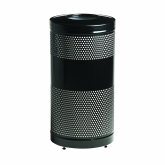 Rubbermaid Howard Classics Recycling Receptacle, Cans or Bottles, 25 gallon, 18" dia.