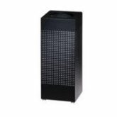 Rubbermaid Silhouette Indoor Receptacle, 30" H, 18 3/4 sq, 20 gallon, Textured Black